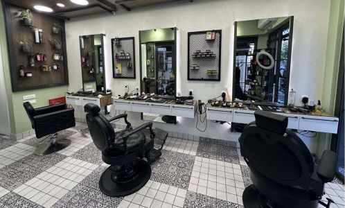 Εσωτερικό Τhe Black Line Hair Salon