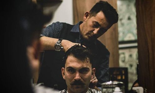 Εσωτερικό HisMajesty Barbershop