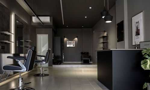Εσωτερικό Raw Lines Barbershop