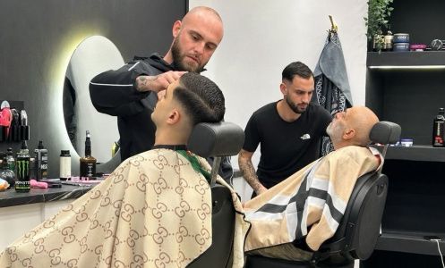 Εσωτερικό Elenony Barbershop