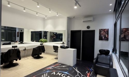 Εσωτερικό Angel Barbershop