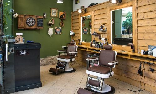 Εσωτερικό Gentlemen only the barber shop